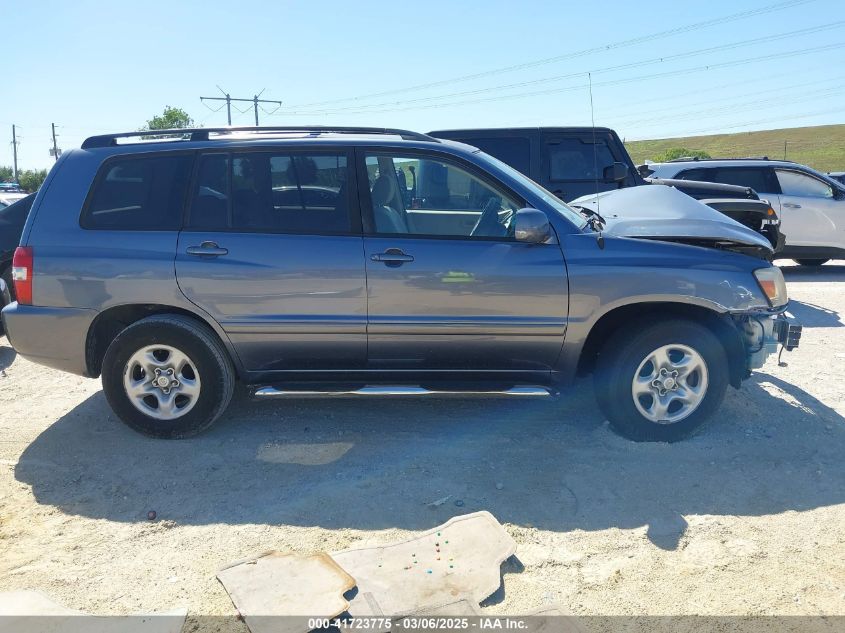 2006 Toyota Highlander VIN: JTEGD21A360143101 Lot: 41723775