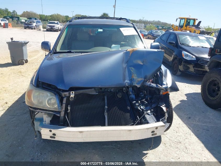2006 Toyota Highlander VIN: JTEGD21A360143101 Lot: 41723775