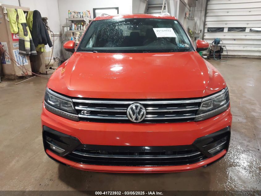 2018 Volkswagen Tiguan 2.0T Sel Premium VIN: 3VV4B7AX8JM161888 Lot: 41723932