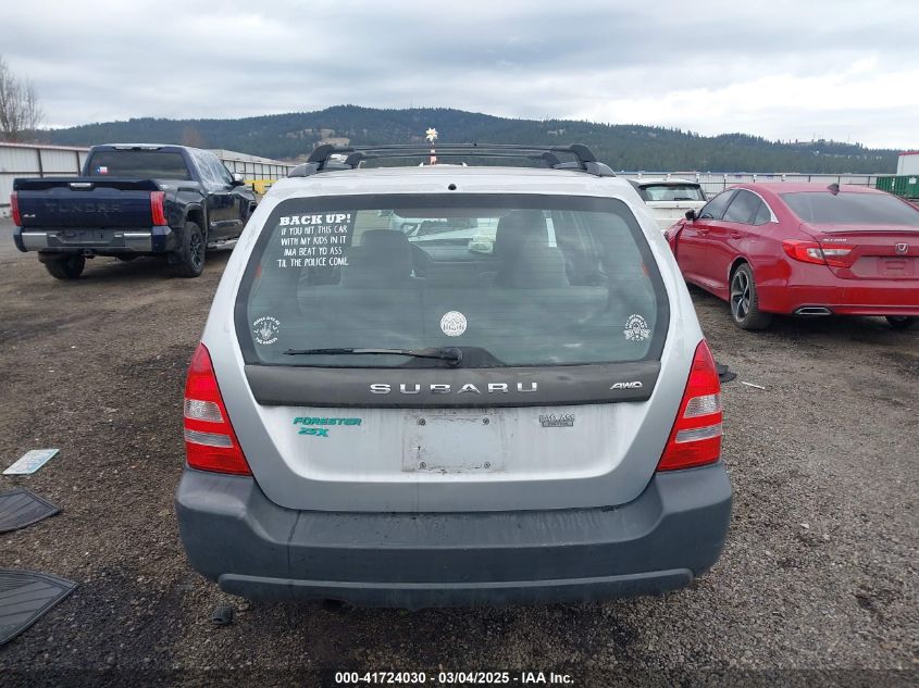 2003 Subaru Forester X VIN: JF1SG63603H752574 Lot: 41724030