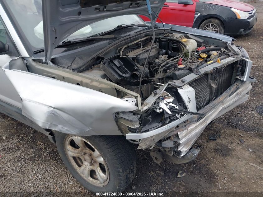 2003 Subaru Forester X VIN: JF1SG63603H752574 Lot: 41724030