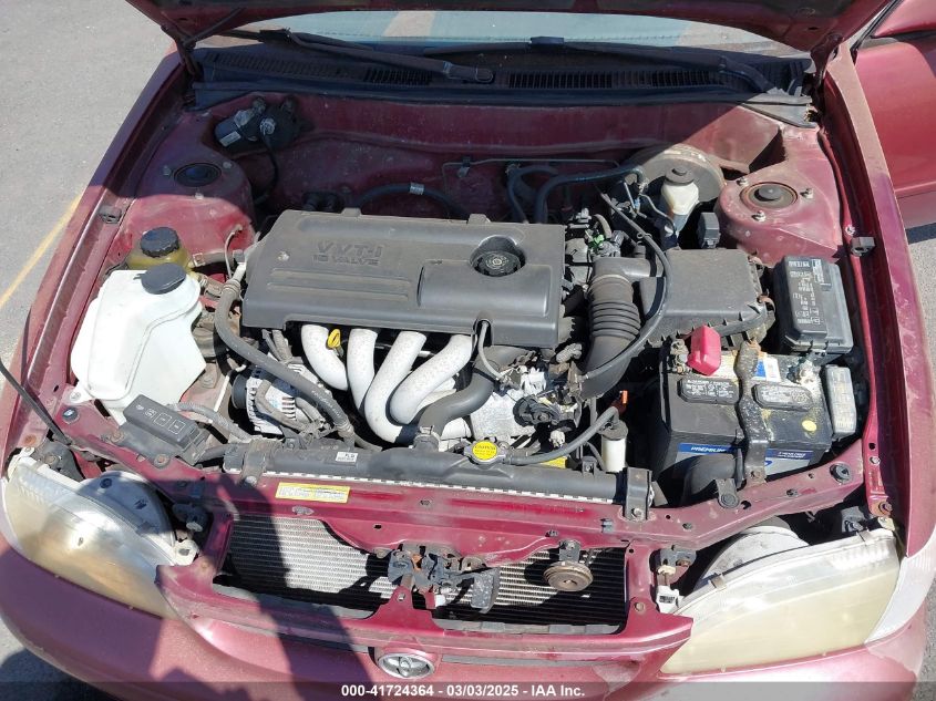 2000 Toyota Corolla Le VIN: 1NXBR12E6YZ347975 Lot: 41724364