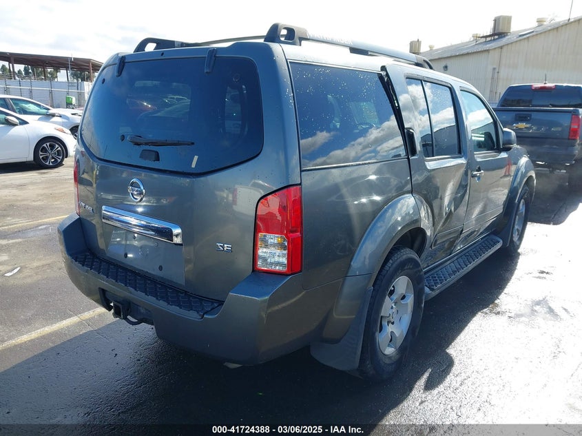 2006 NISSAN PATHFINDER VIN: 5N1AR18U36C633084