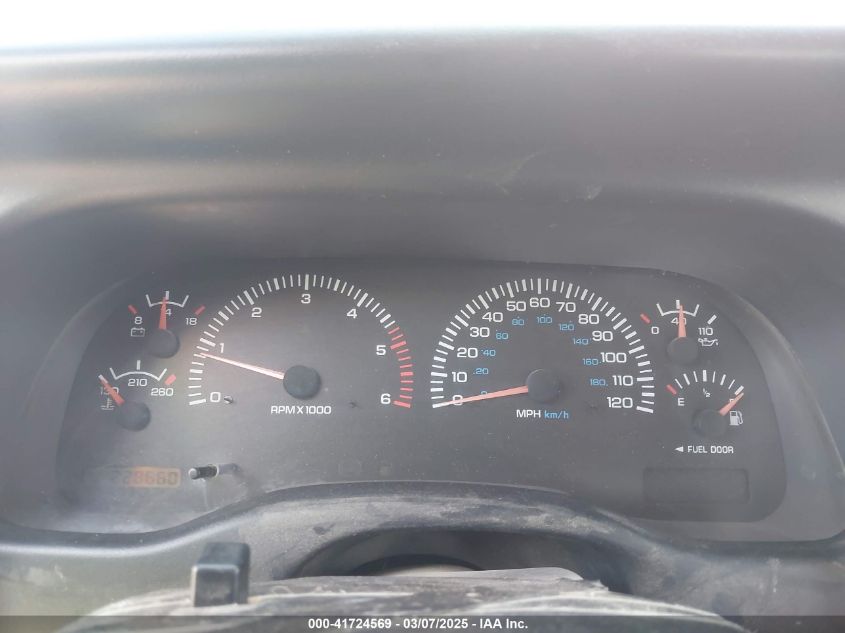 1998 Dodge Dakota Slt/Sport VIN: 1B7GL22X3WS662826 Lot: 41724569