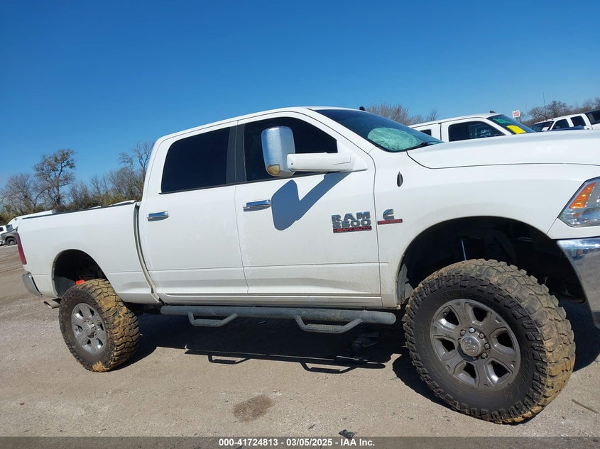 2018 RAM 2500 BIG HORN  4X4 6'4 BOX - 3C6UR5DLXJG316034