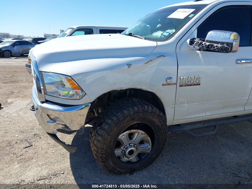 2018 RAM 2500 BIG HORN  4X4 6'4 BOX - 3C6UR5DLXJG316034