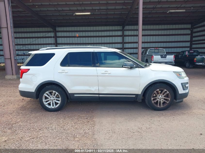 2016 Ford Explorer Xlt VIN: 1FM5K7D87GGA58287 Lot: 41724911