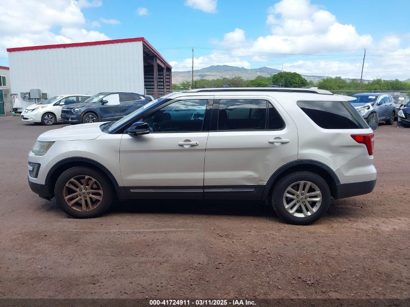 2016 Ford Explorer Xlt VIN: 1FM5K7D87GGA58287 Lot: 41724911