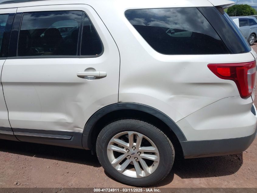 2016 Ford Explorer Xlt VIN: 1FM5K7D87GGA58287 Lot: 41724911