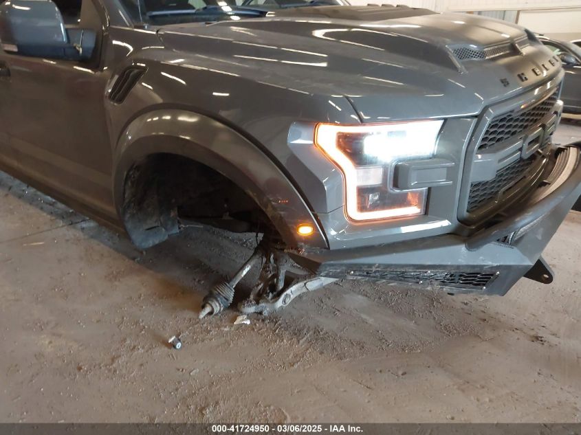 2018 Ford F-150 Raptor VIN: 1FTFW1RG2JFD97322 Lot: 41724950