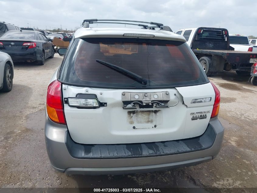 2005 Subaru Outback 2.5I VIN: 4S4BP61C657335449 Lot: 41725003