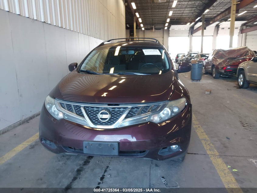 2013 Nissan Murano Sv VIN: JN8AZ1MW4DW310934 Lot: 41725364