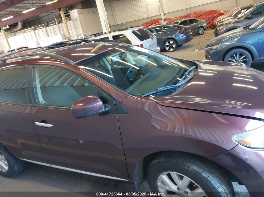 2013 Nissan Murano Sv VIN: JN8AZ1MW4DW310934 Lot: 41725364