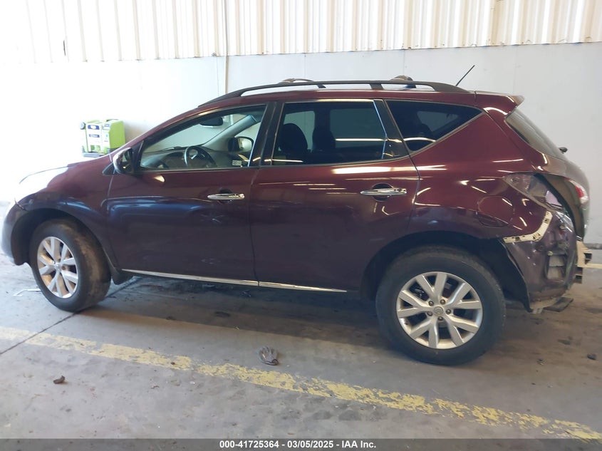 2013 Nissan Murano Sv VIN: JN8AZ1MW4DW310934 Lot: 41725364
