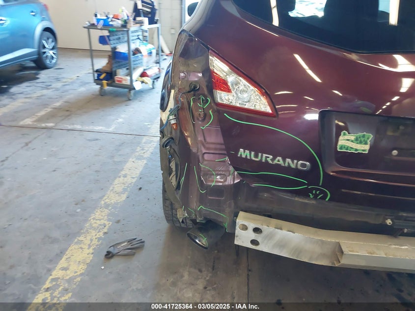 2013 Nissan Murano Sv VIN: JN8AZ1MW4DW310934 Lot: 41725364