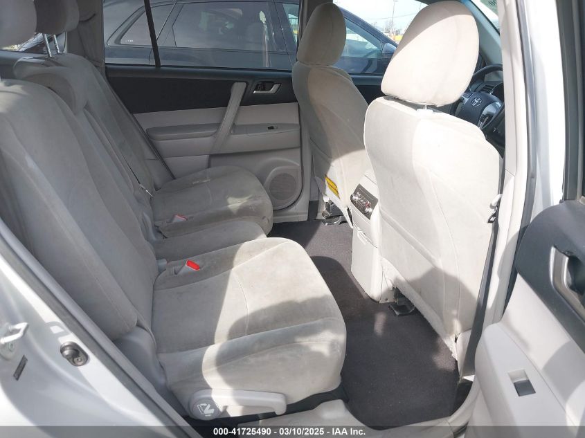 2013 Toyota Highlander Base Plus VIN: 5TDZA3EH5DS037472 Lot: 41725490