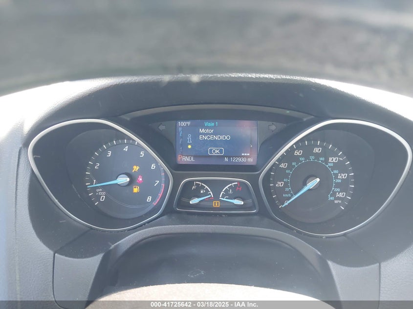 2014 Ford Focus Se VIN: 1FADP3F25EL435485 Lot: 41725642