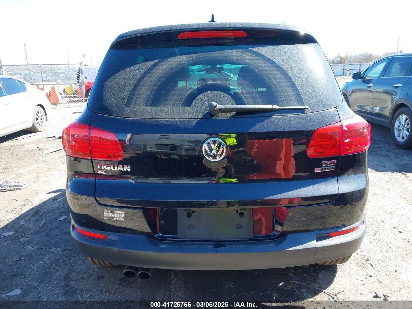 2016 VOLKSWAGEN TIGUAN SE - WVGBV7AX2GW564945