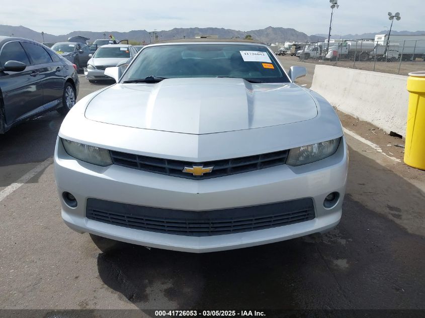 2014 Chevrolet Camaro 1Lt VIN: 2G1FB3D32E9315382 Lot: 41726053