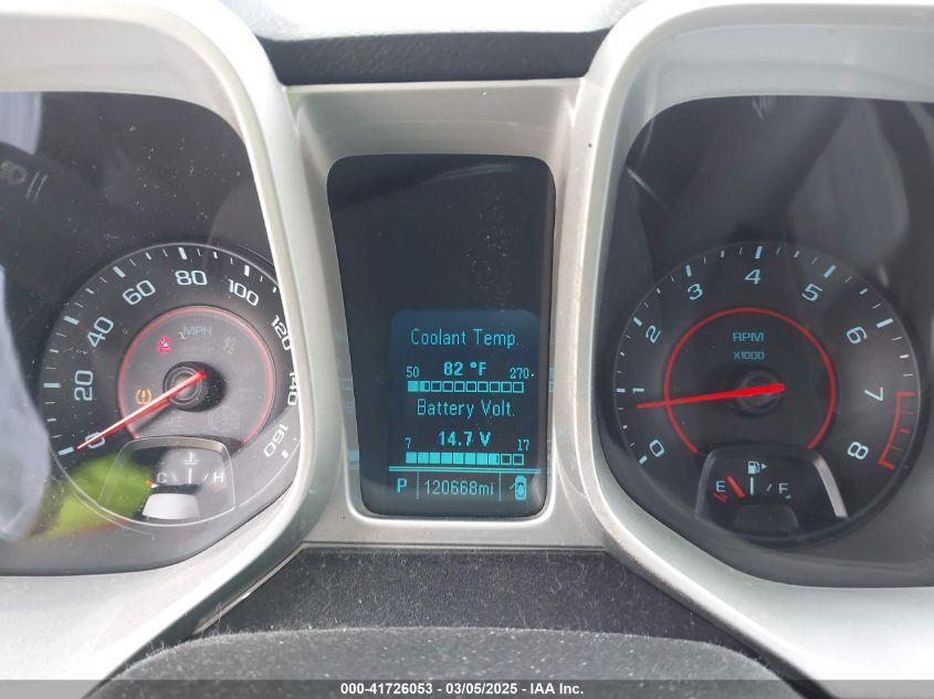 2014 Chevrolet Camaro 1Lt VIN: 2G1FB3D32E9315382 Lot: 41726053