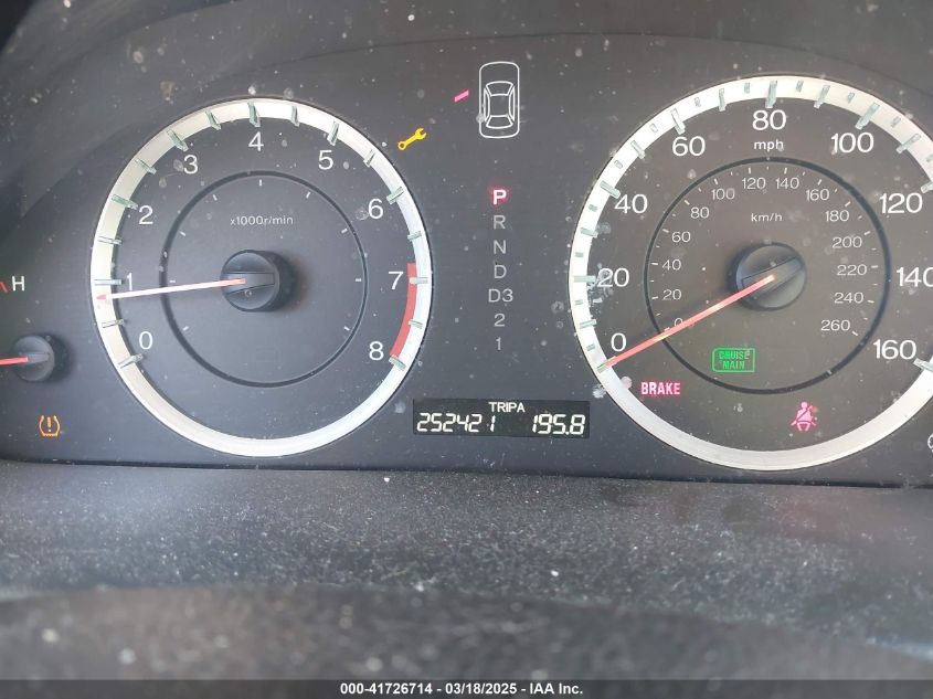 2011 Honda Accord 3.5 Ex-L VIN: 1HGCP3F89BA003324 Lot: 41726714