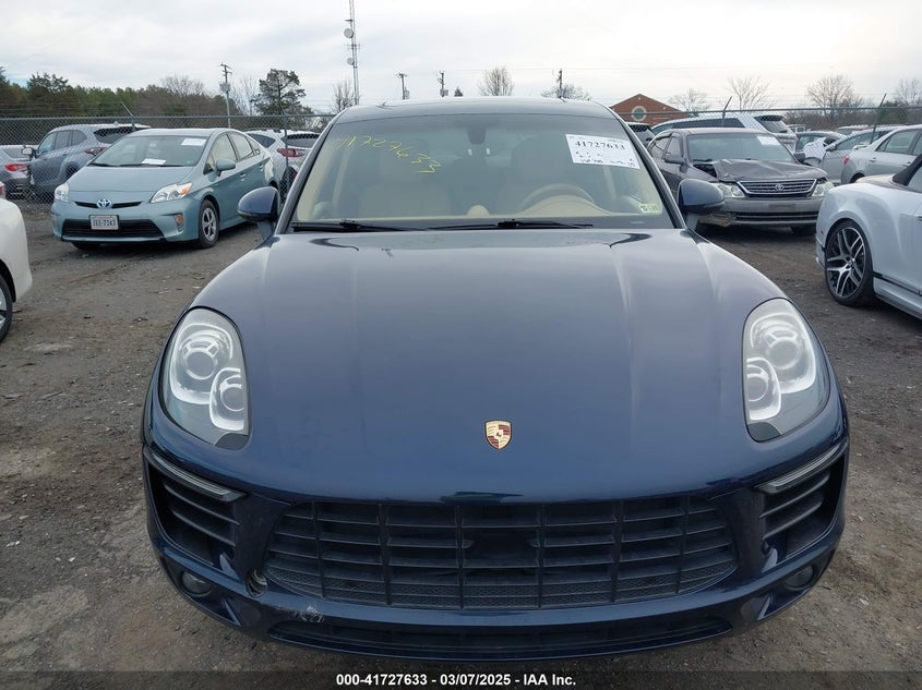 2015 PORSCHE MACAN VIN: WP1AB2A51FLB69020