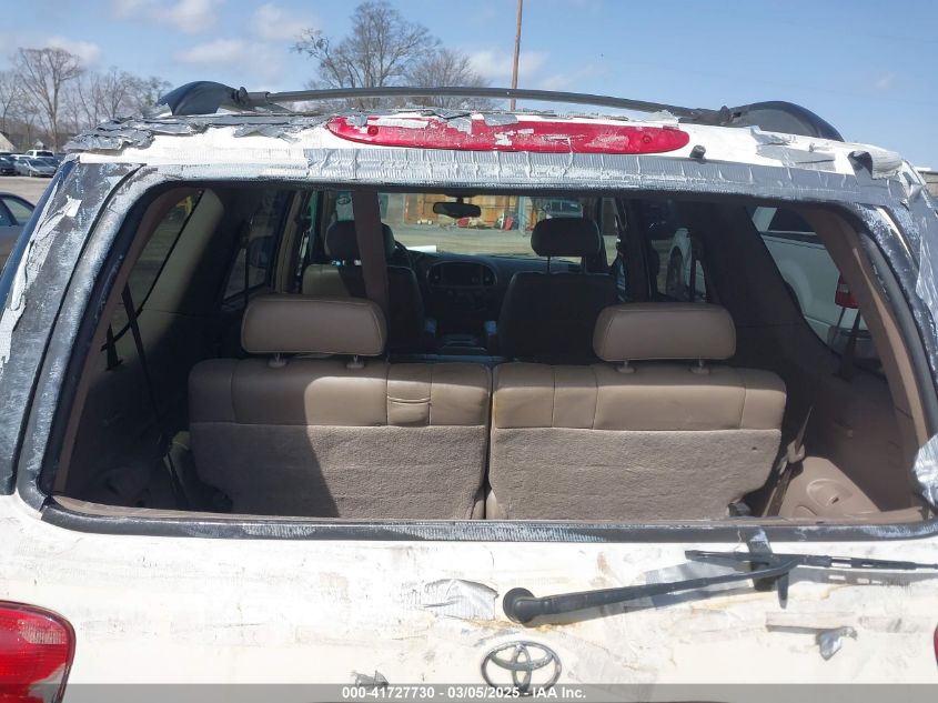 2003 Toyota Sequoia Limited V8 VIN: 5TDZT38A33S147766 Lot: 41727730