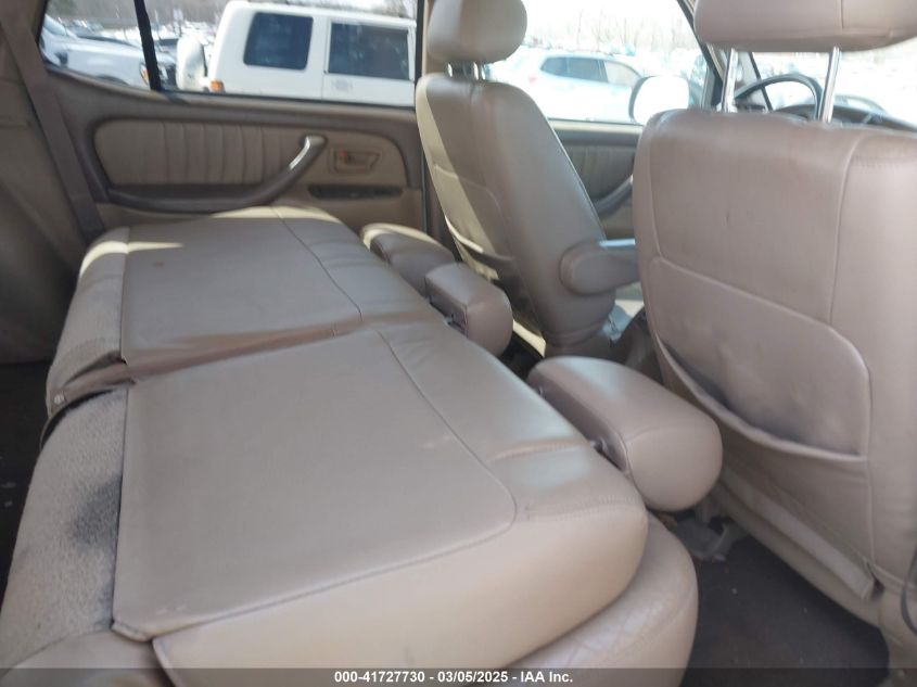 2003 Toyota Sequoia Limited V8 VIN: 5TDZT38A33S147766 Lot: 41727730