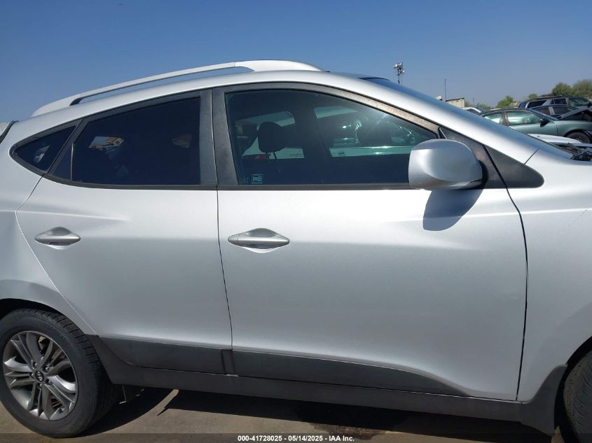 2014 Hyundai Tucson Se VIN: KM8JU3AG6EU907742 Lot: 41728025