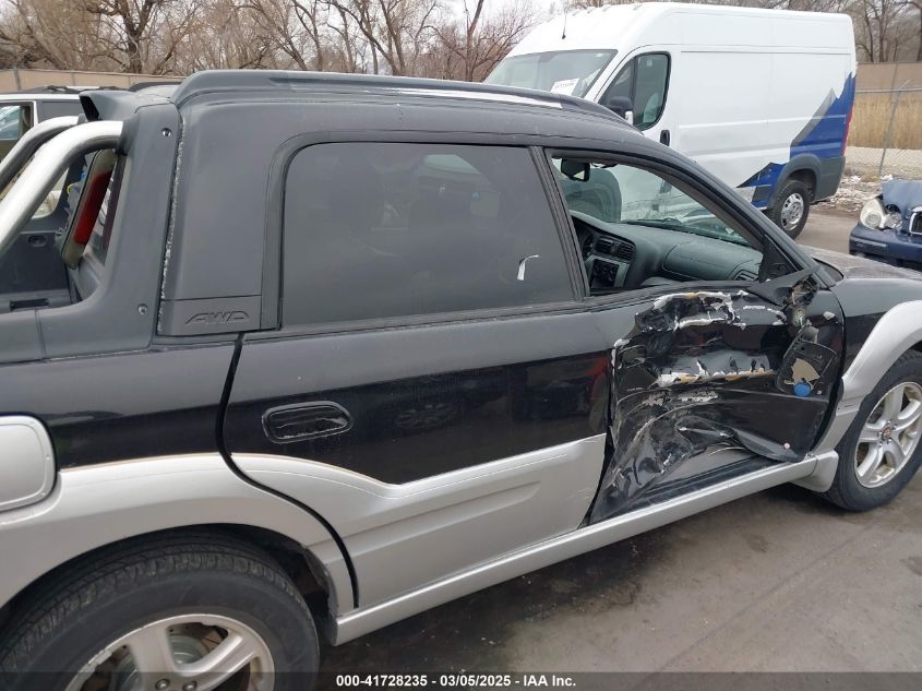 2003 Subaru Baja VIN: 4S4BT61C136103128 Lot: 41728235