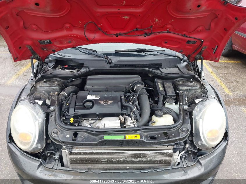 2011 Mini Cooper S VIN: WMWSV3C57BTY11344 Lot: 41728349