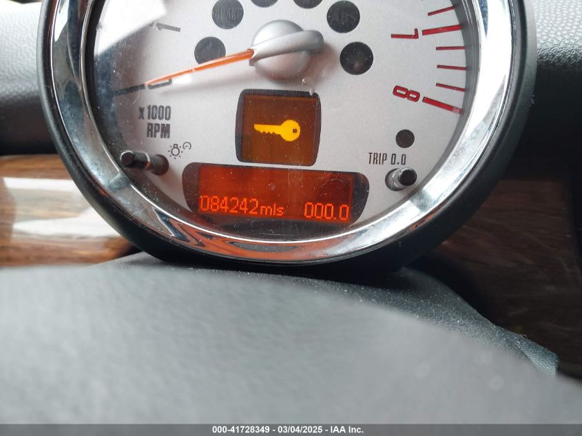 2011 Mini Cooper S VIN: WMWSV3C57BTY11344 Lot: 41728349