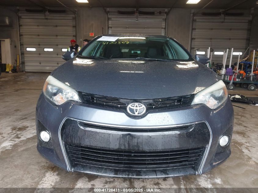 2014 Toyota Corolla S Plus VIN: 2T1BURHE8EC223465 Lot: 41728431