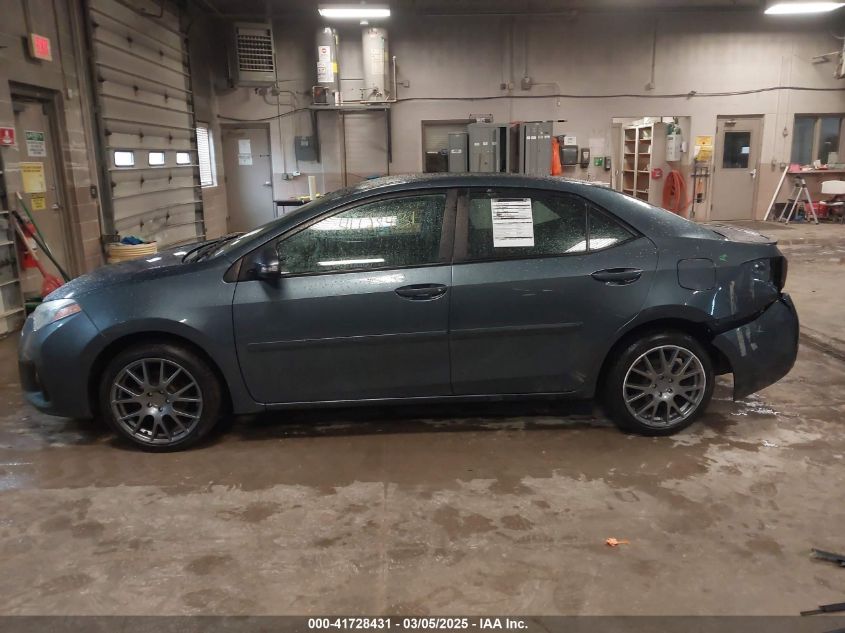 2014 Toyota Corolla S Plus VIN: 2T1BURHE8EC223465 Lot: 41728431