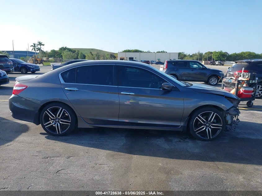 2016 HONDA ACCORD VIN: 1HGCR2F55GA164724