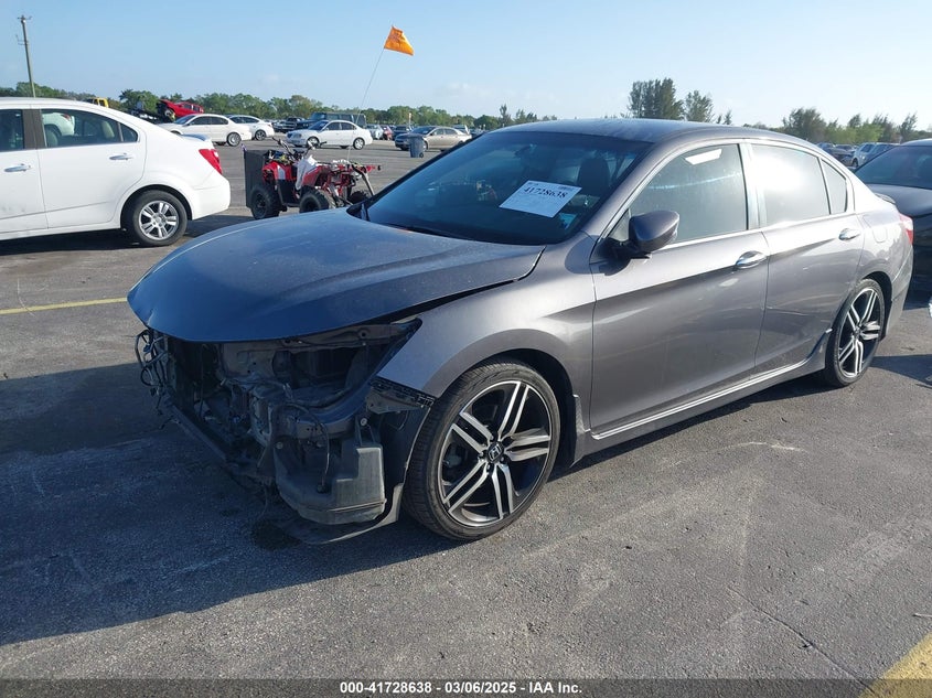 2016 HONDA ACCORD VIN: 1HGCR2F55GA164724