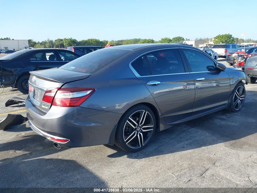 2016 HONDA ACCORD VIN: 1HGCR2F55GA164724