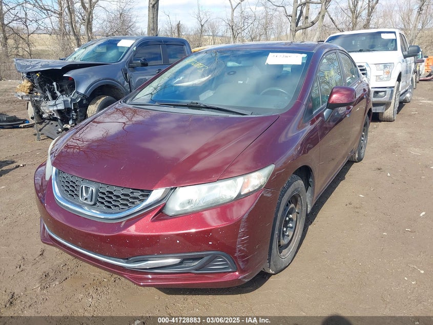 2013 HONDA CIVIC VIN: 19XFB2F50DE253884
