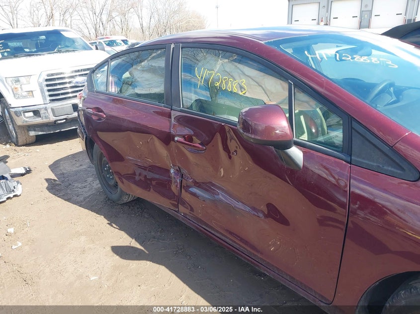 2013 HONDA CIVIC VIN: 19XFB2F50DE253884