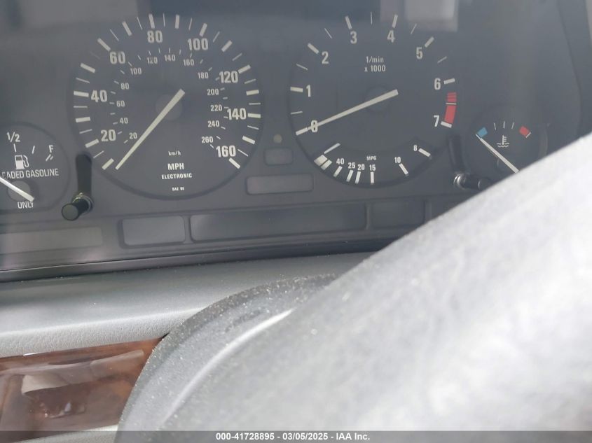 1995 BMW 540 I Automatic VIN: WBAHE6326SGF30536 Lot: 41728895