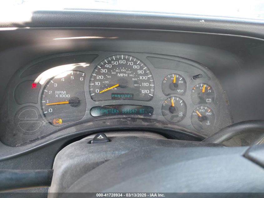 2003 Chevrolet Silverado 1500 Work Truck VIN: 1GCEC14V33Z266007 Lot: 41728934