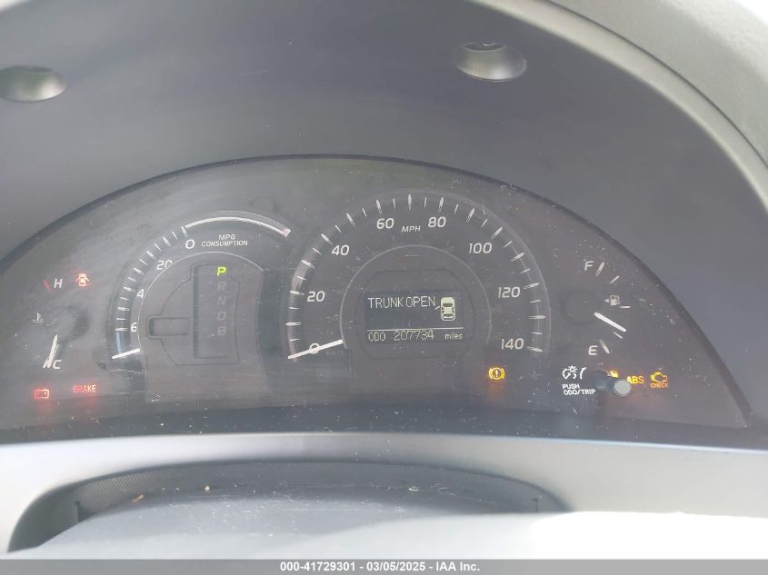 2007 Toyota Camry Hybrid VIN: JTNBB46K173033015 Lot: 41729301