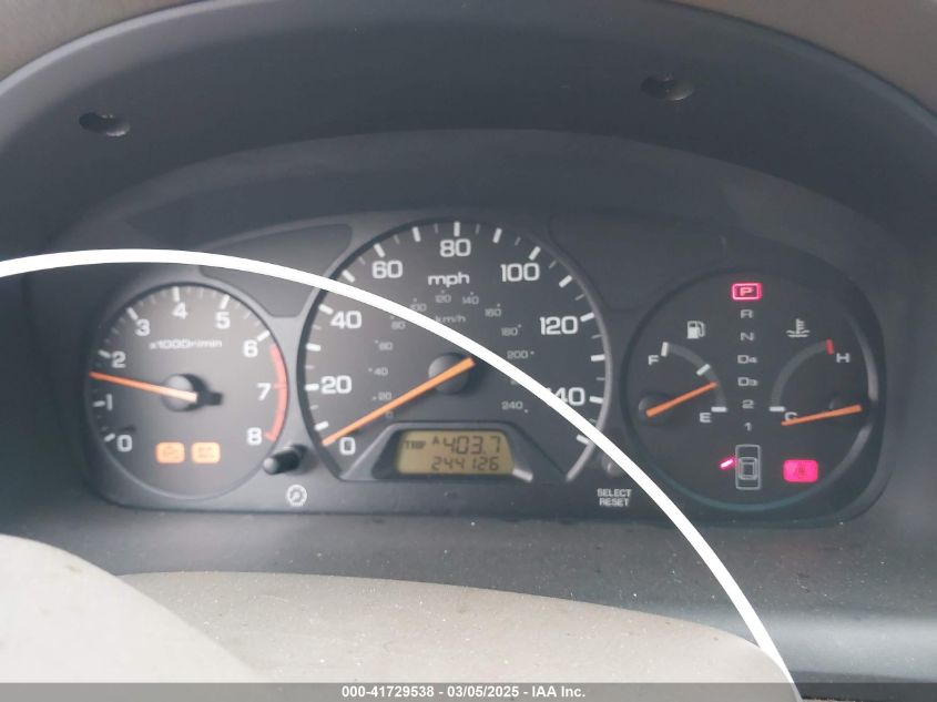 1999 Honda Accord Ex VIN: 1HGCG5651XA110487 Lot: 41729538