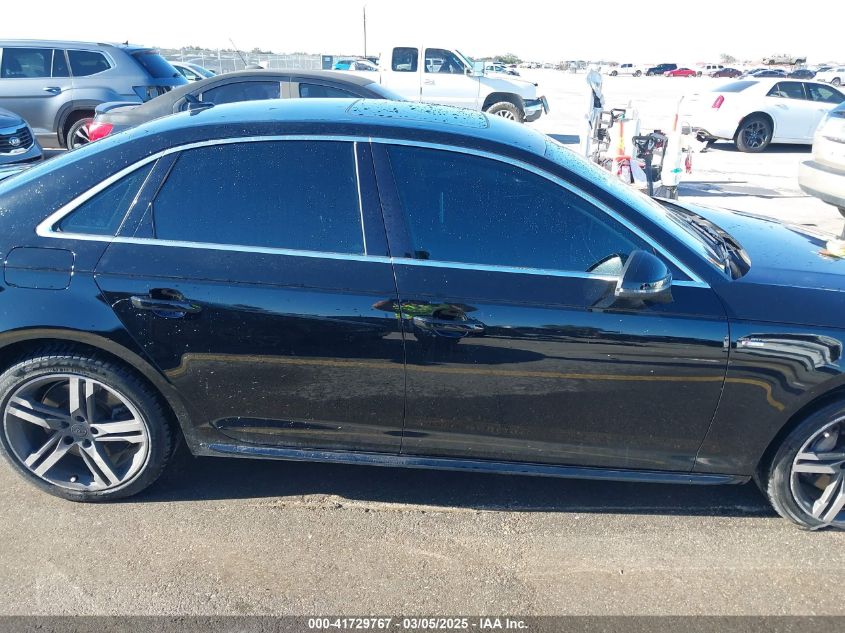 2017 Audi A4 2.0T Premium VIN: WAUENAF4XHN035163 Lot: 41729767