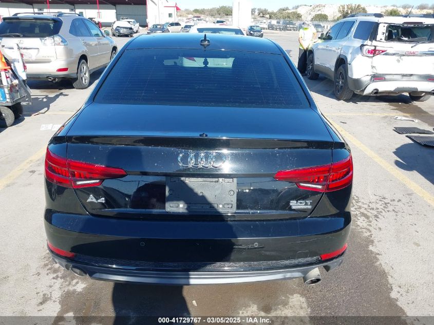 2017 Audi A4 2.0T Premium VIN: WAUENAF4XHN035163 Lot: 41729767