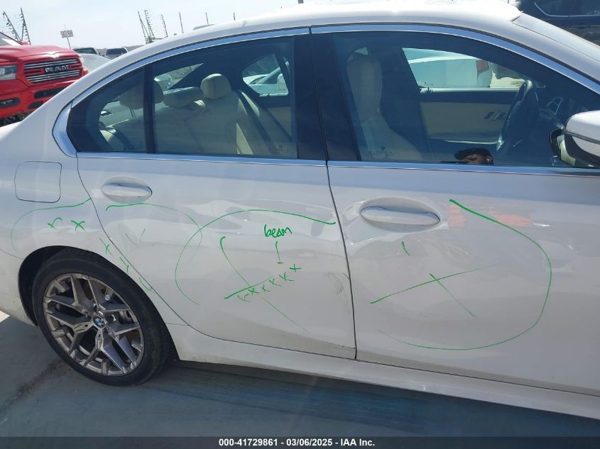 2025 BMW 3 Series 330I VIN: 3MW69CW01S8F10694 Lot: 41729861