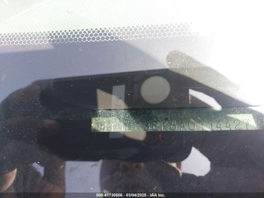 2010 Toyota Camry Xle V6 VIN: 4T1BK3EK6AU114427 Lot: 41730506