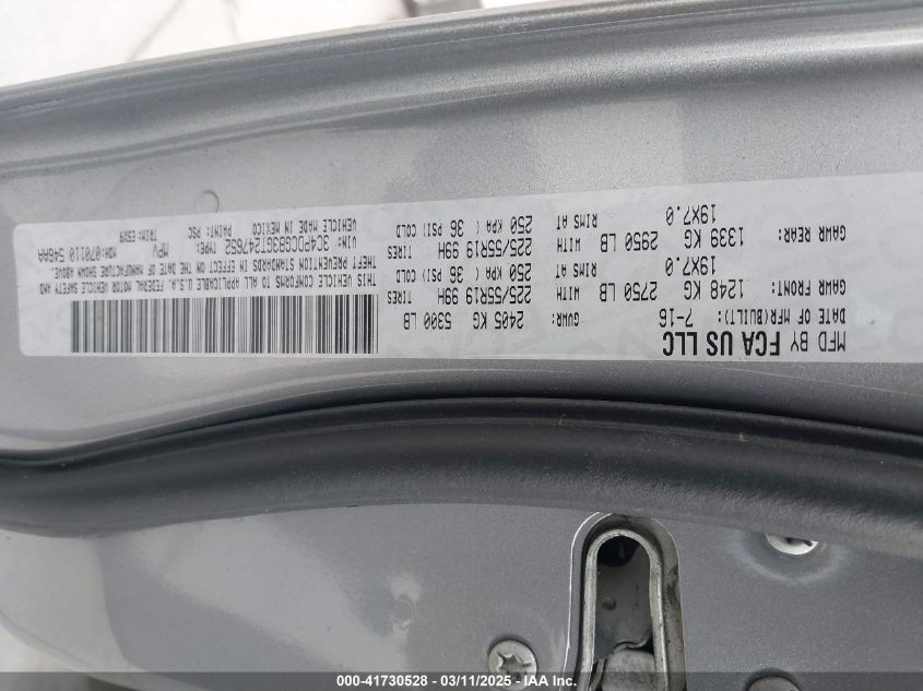 2016 DODGE JOURNEY CROSSROAD - 3C4PDCGB3GT247652