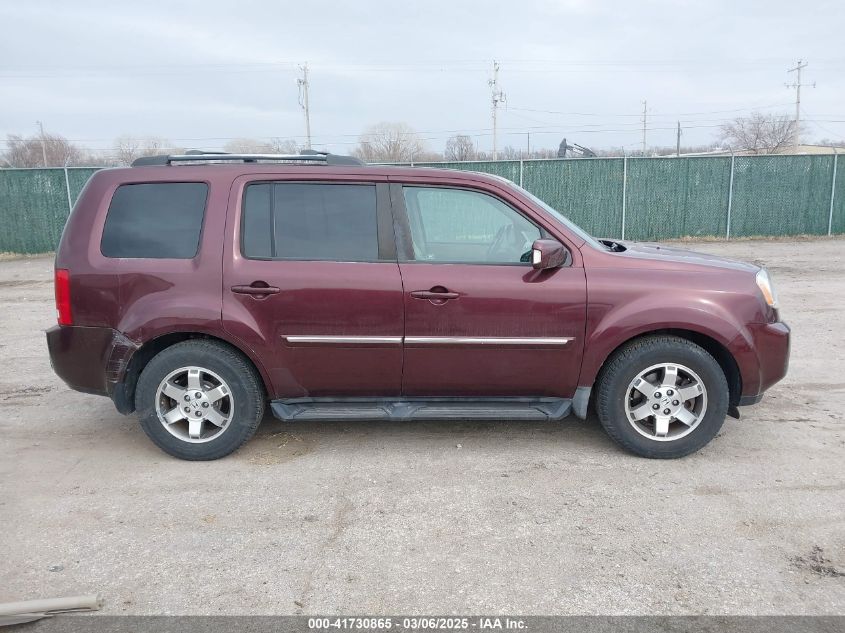 2009 Honda Pilot Touring VIN: 5FNYF48949B025817 Lot: 41730865