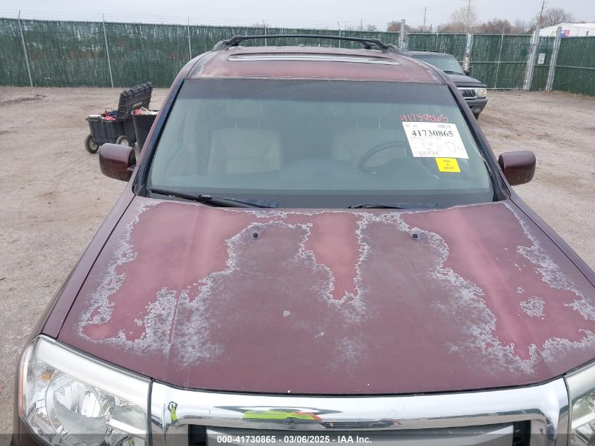 2009 Honda Pilot Touring VIN: 5FNYF48949B025817 Lot: 41730865